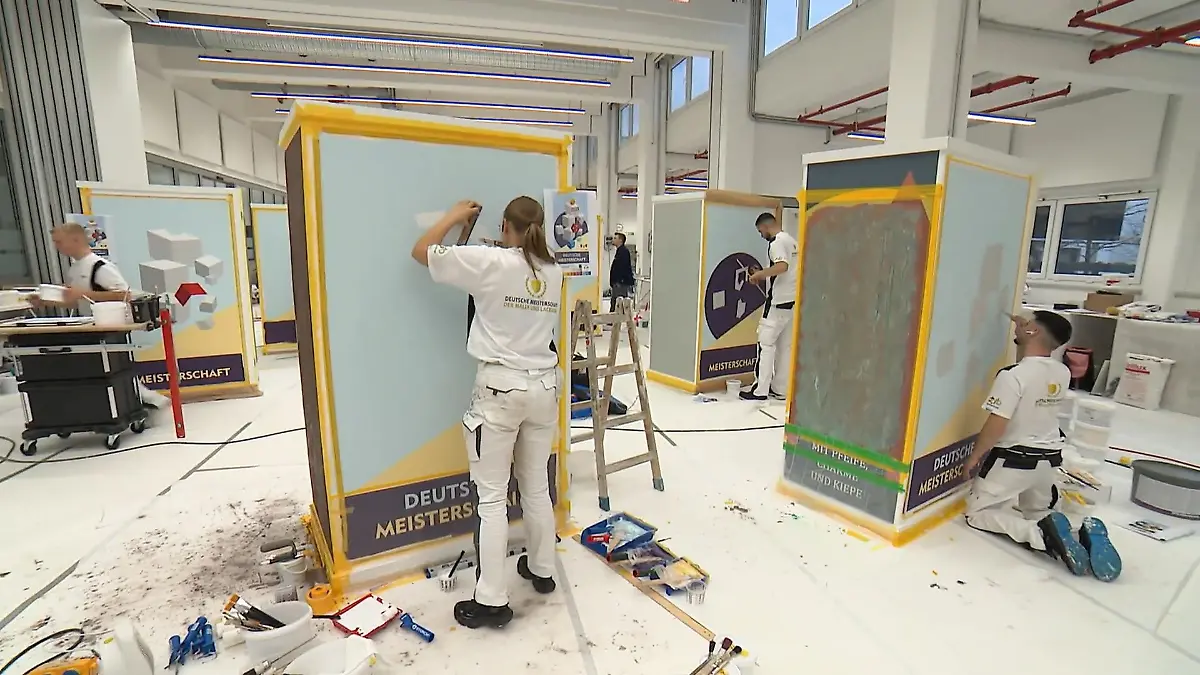 Wer wird Deutscher Malermeister? Wettkampf in Münster
