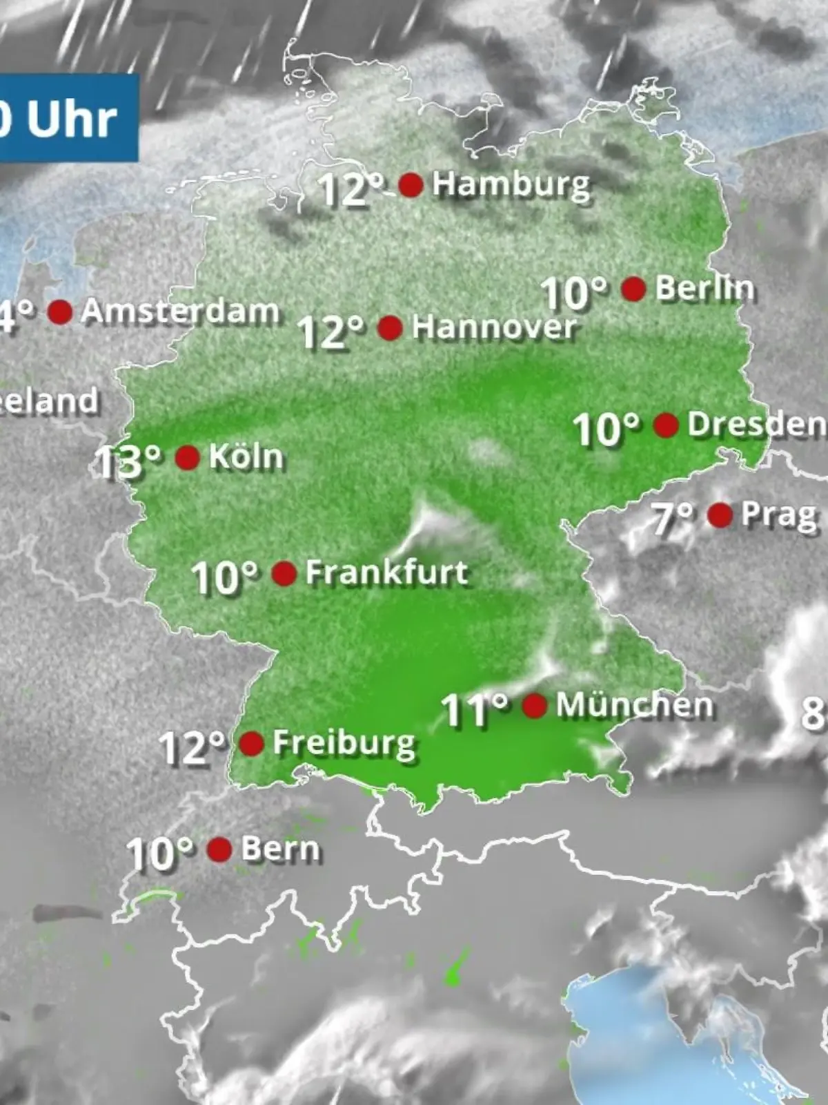 Bild zu: "Wolkendecke löst sich auf und lässt Sonne durch"