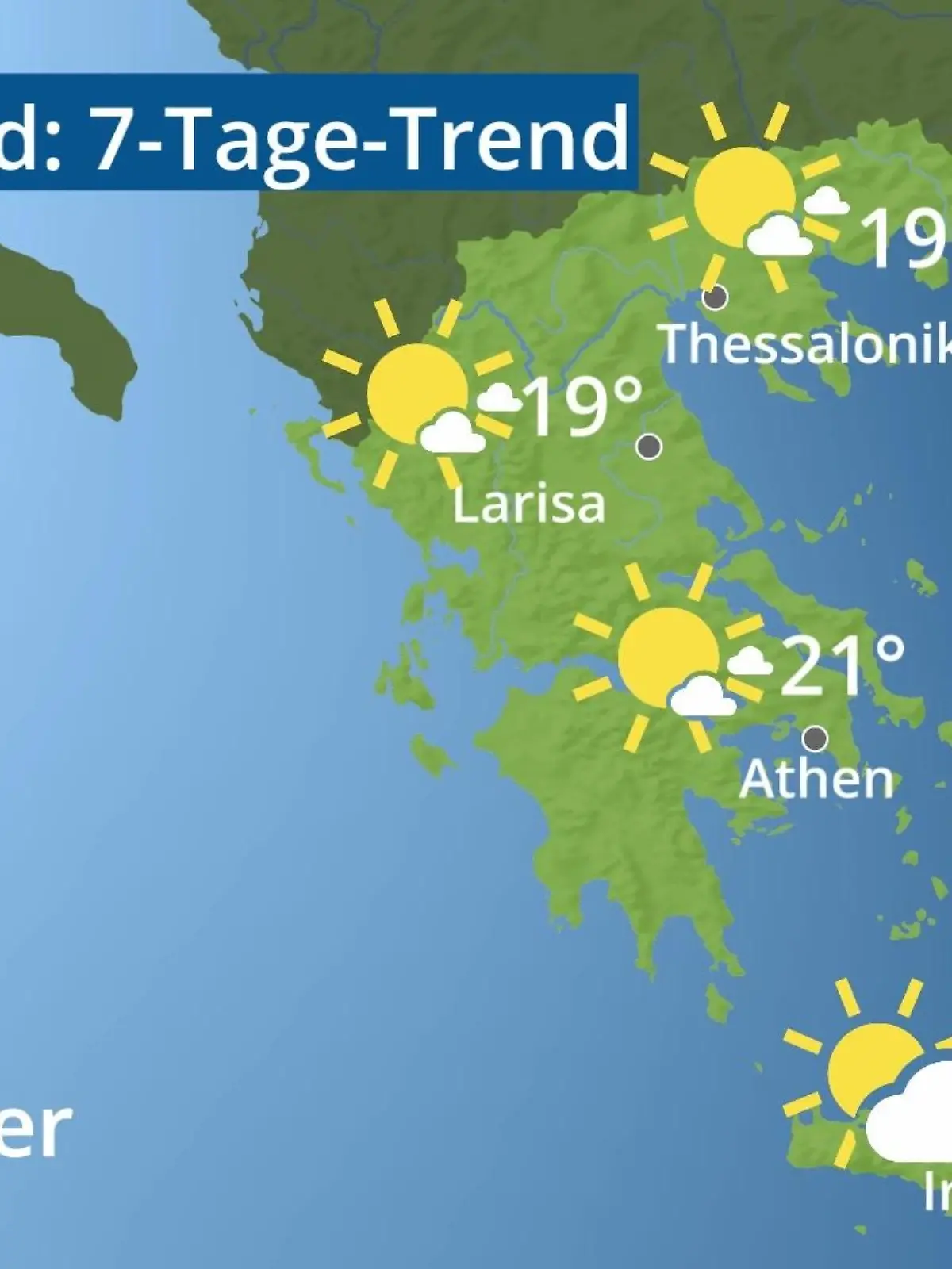 Bild zu: "Griechenland: Wie wird das Wetter?"