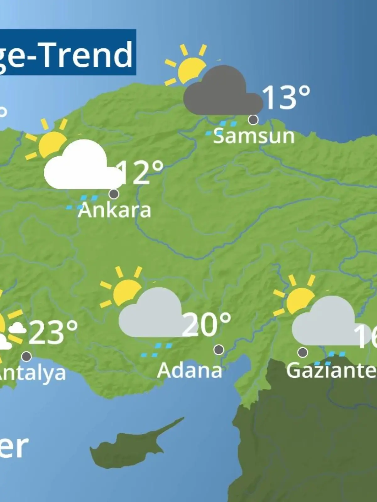 Bild zu: "Türkei: Wie wird das Wetter?"