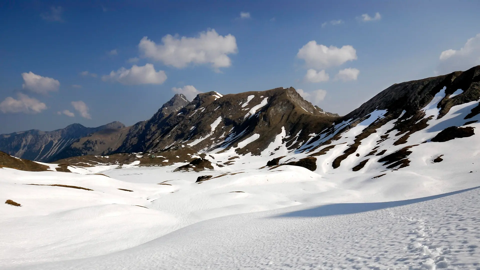 Schrecksee im Winter, Allgäuer Alpen, Hinterstein, Tirol, Österreich, Europa