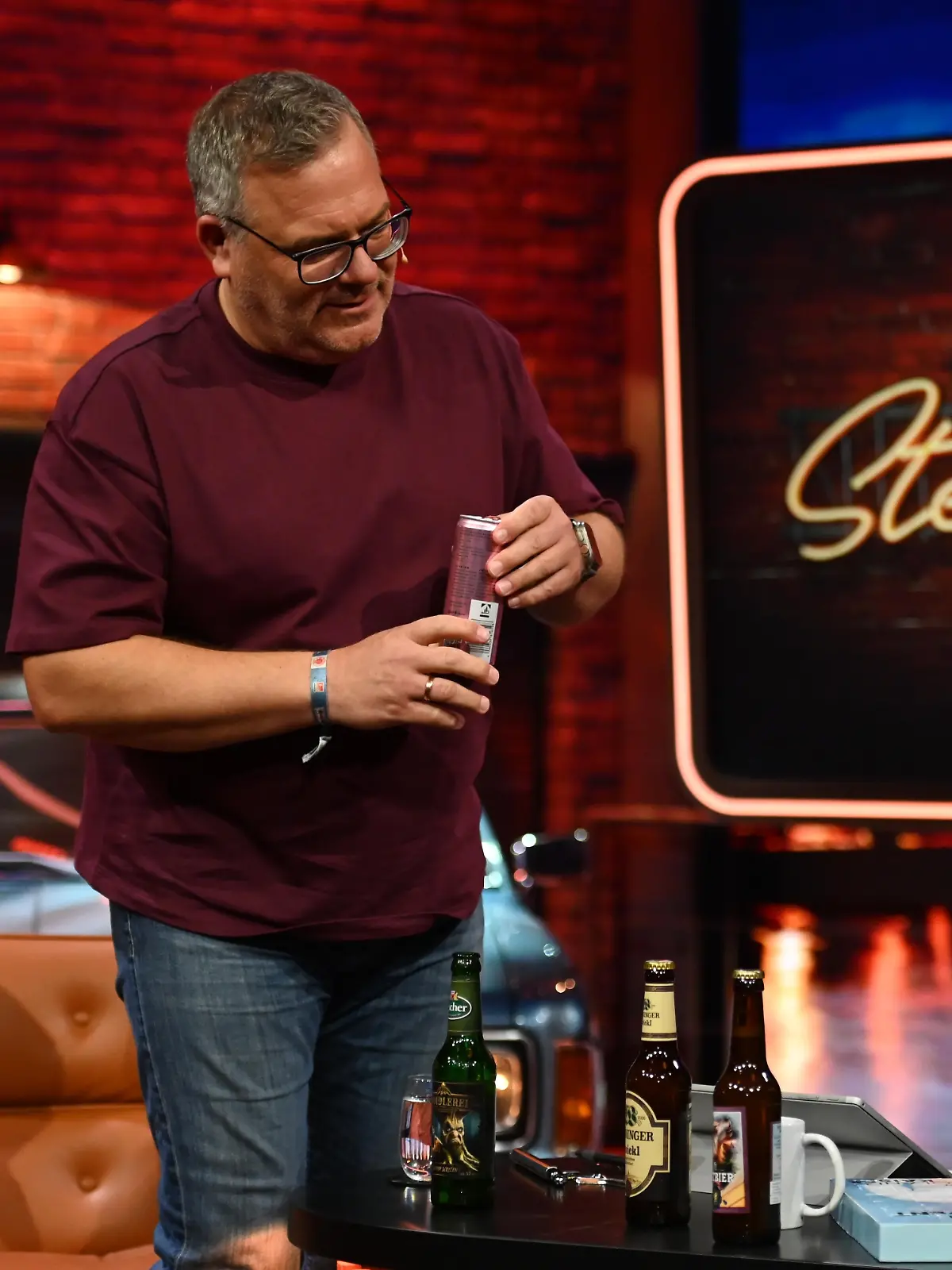 Stefan Raab hat diese Woche Elton zu Besuch.