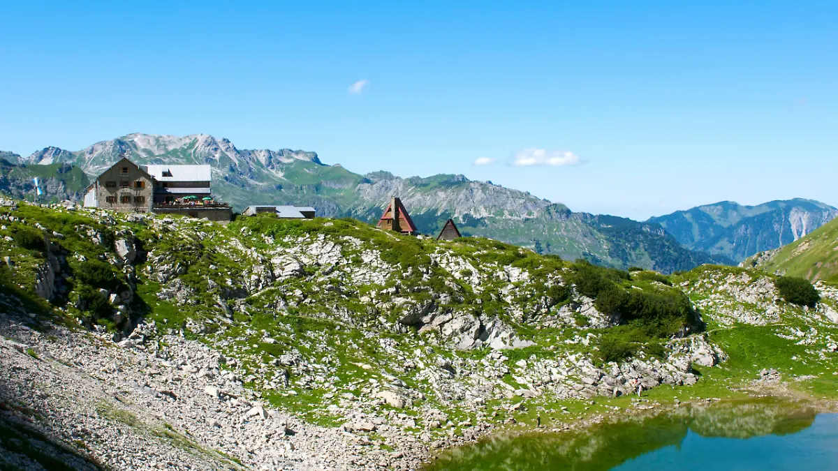 Prinz-Luitpold-Haus im Hintersteiner Tal in Bayern