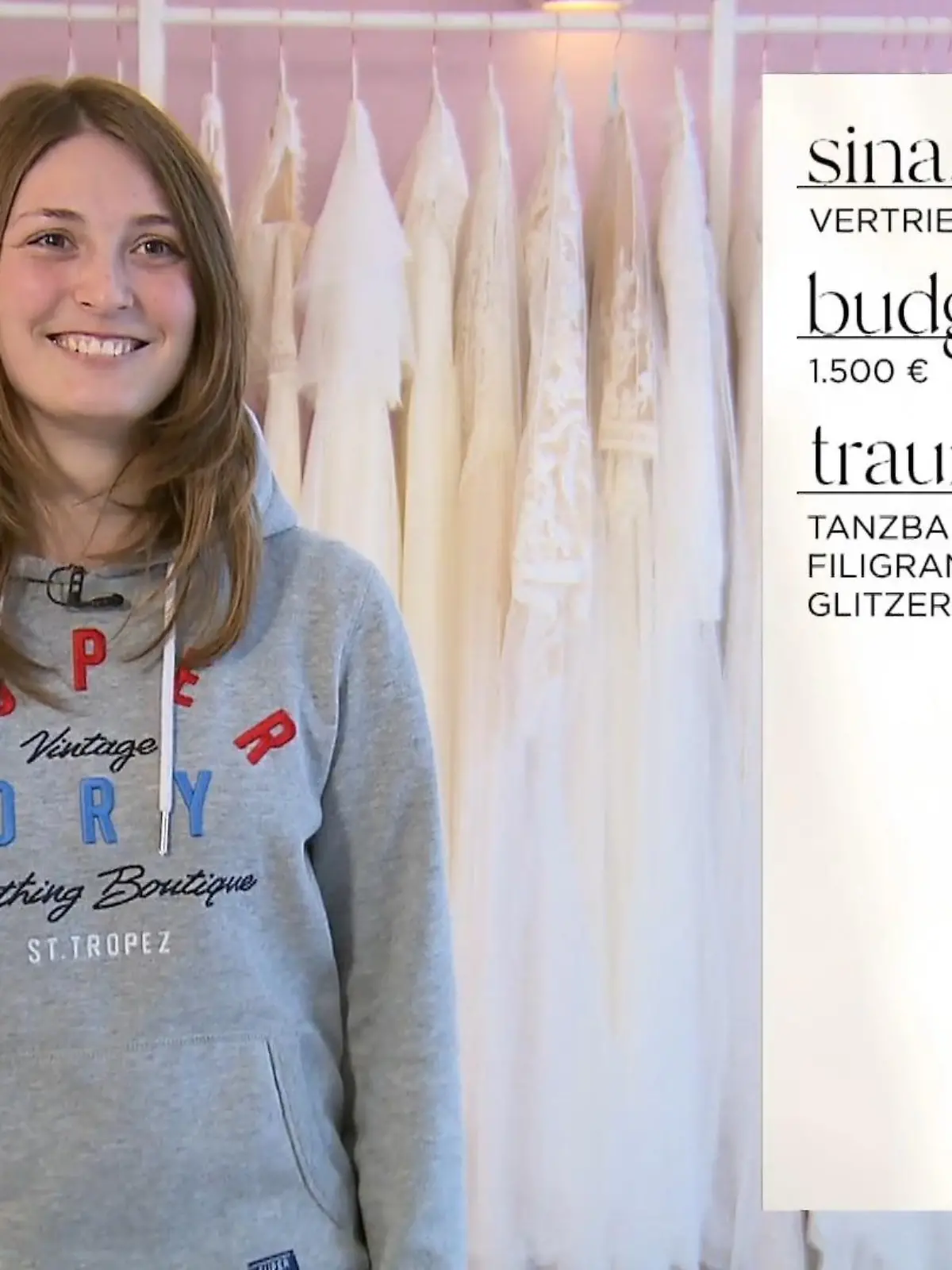 Bild zu: "Braut Sina sucht ein tanzbares Hochzeitskleid"