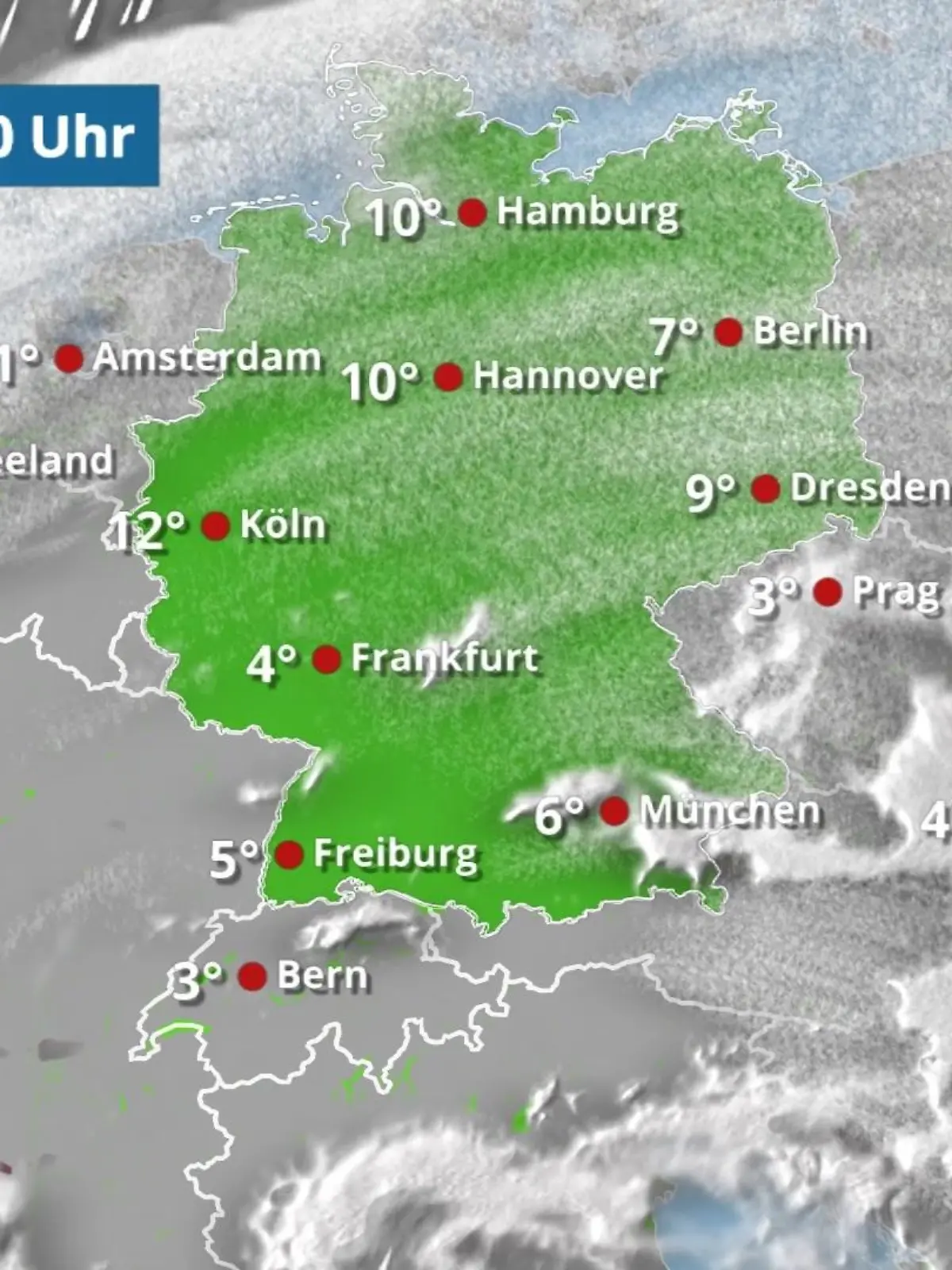 Bild zu: "Bedingungen zum Polarlichter gucken sind gut"