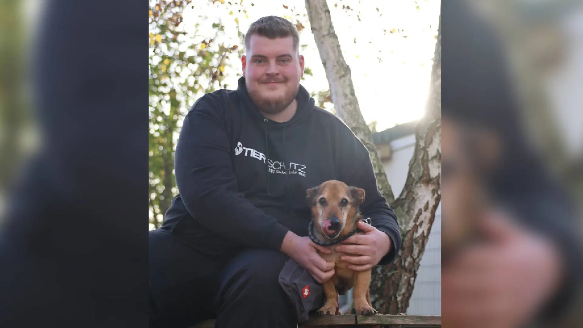 Tierpfleger Till und Lennox sind schnell Freunde geworden.