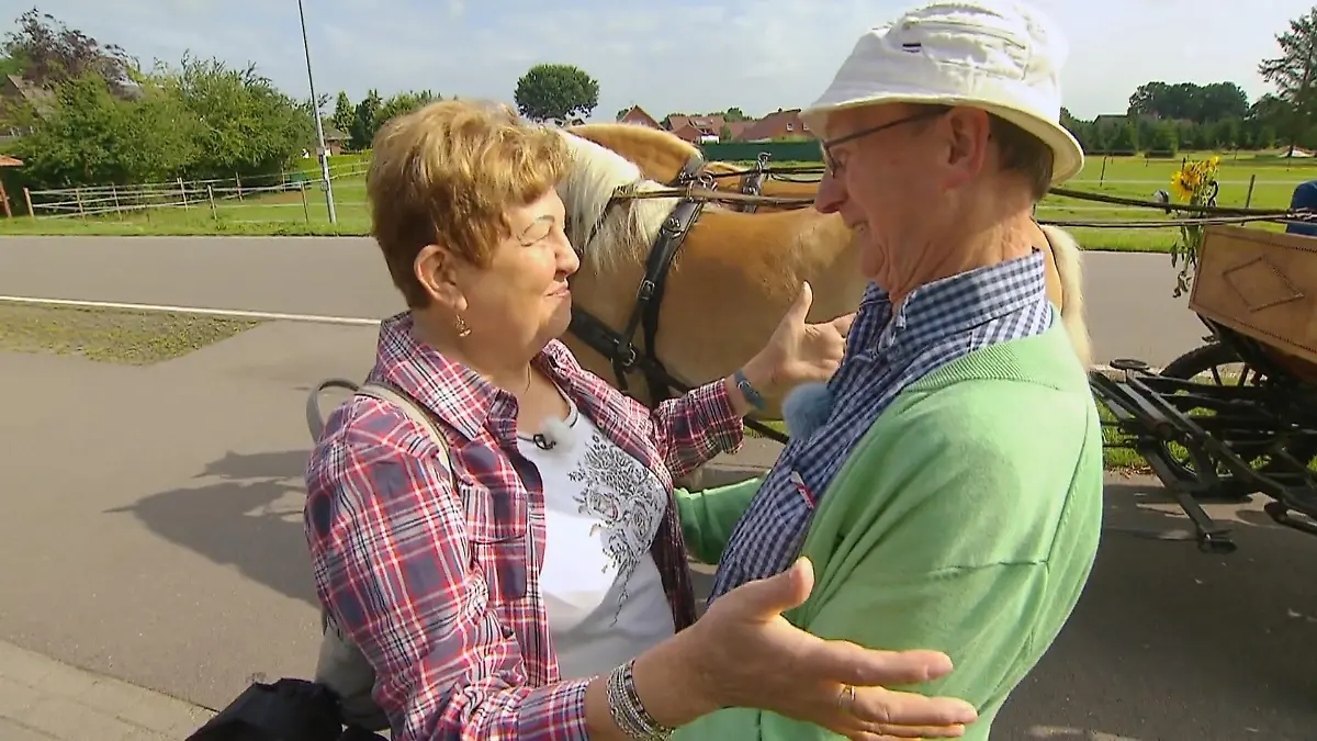 Walter sorgt für unvergesslichen Empfang Katharina im Glück