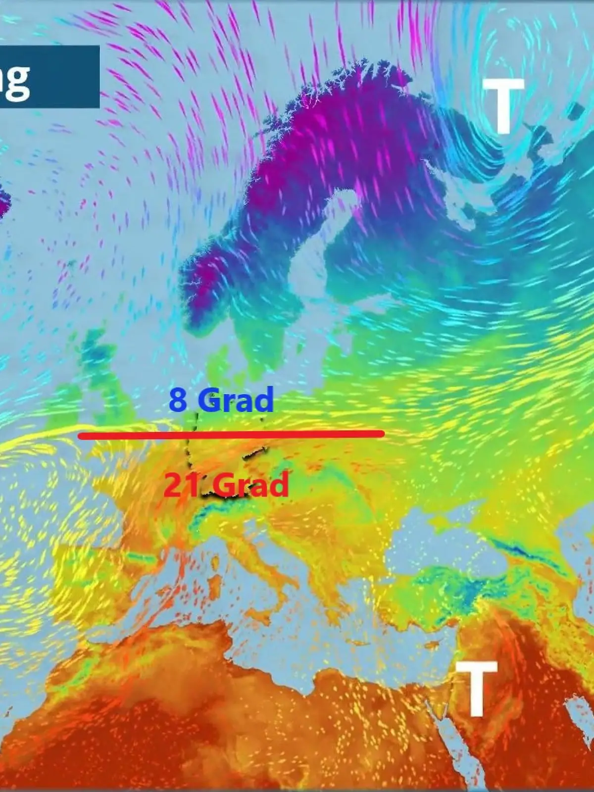Bild zu: "Auf die Wärme für alle folgt die Luftmassengrenze"