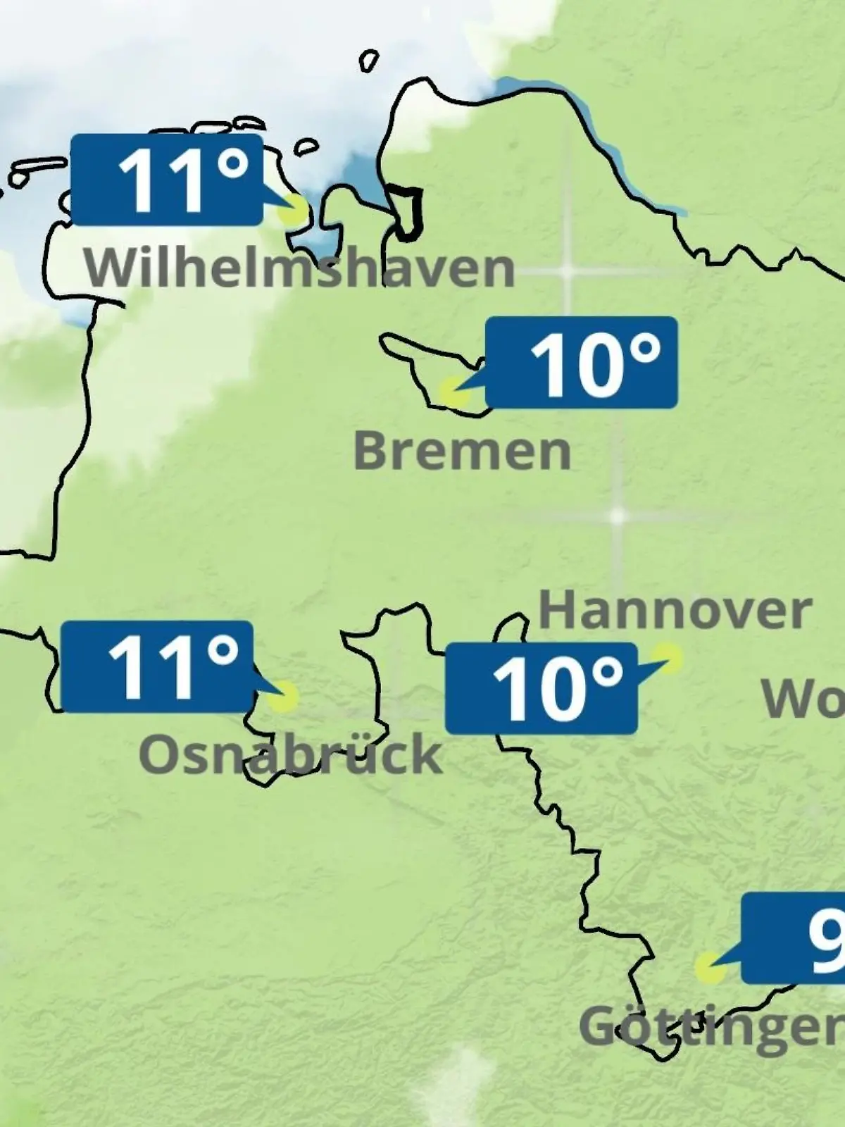 Bild zu: "Bremen und Niedersachsen: Wie wird das Wetter?"