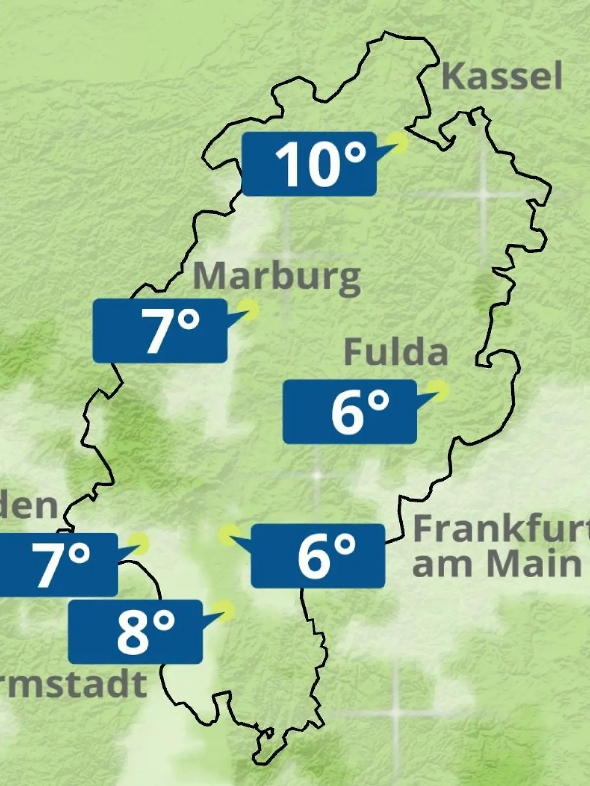 Bild zu: "Hessen: Wie wird das Wetter?"