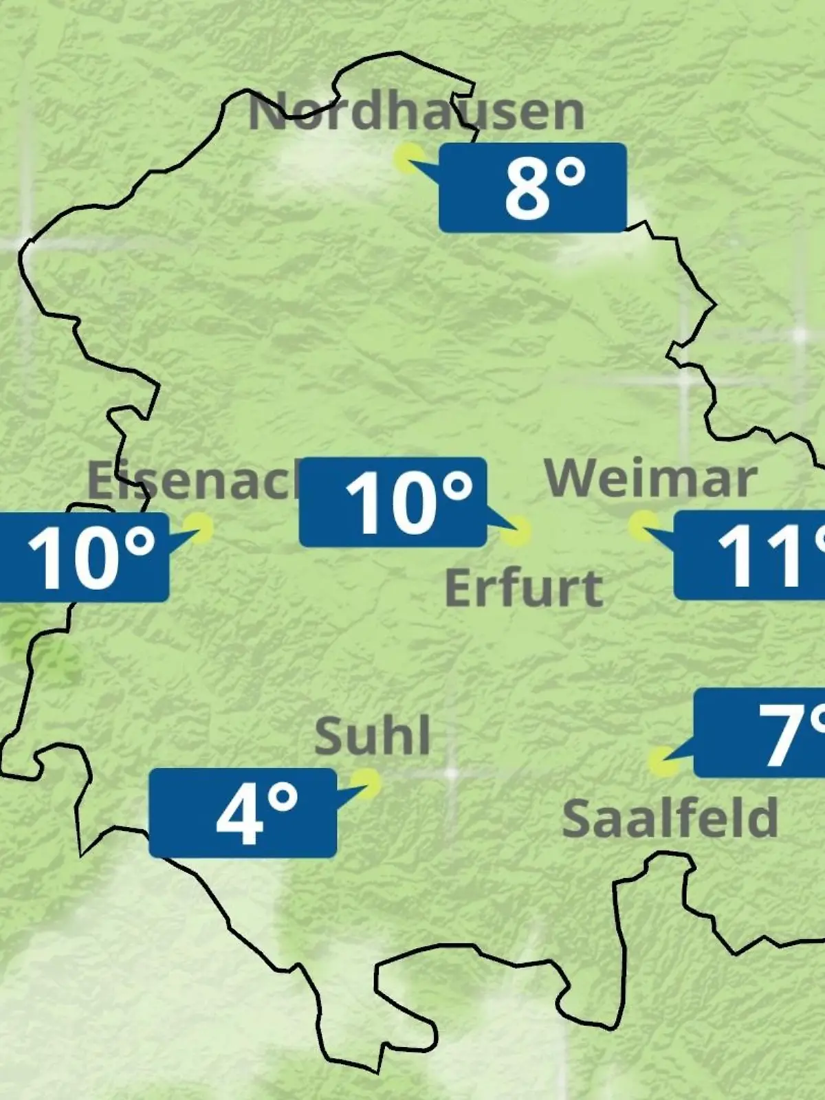 Bild zu: "Thüringen: Wie wird das Wetter?"