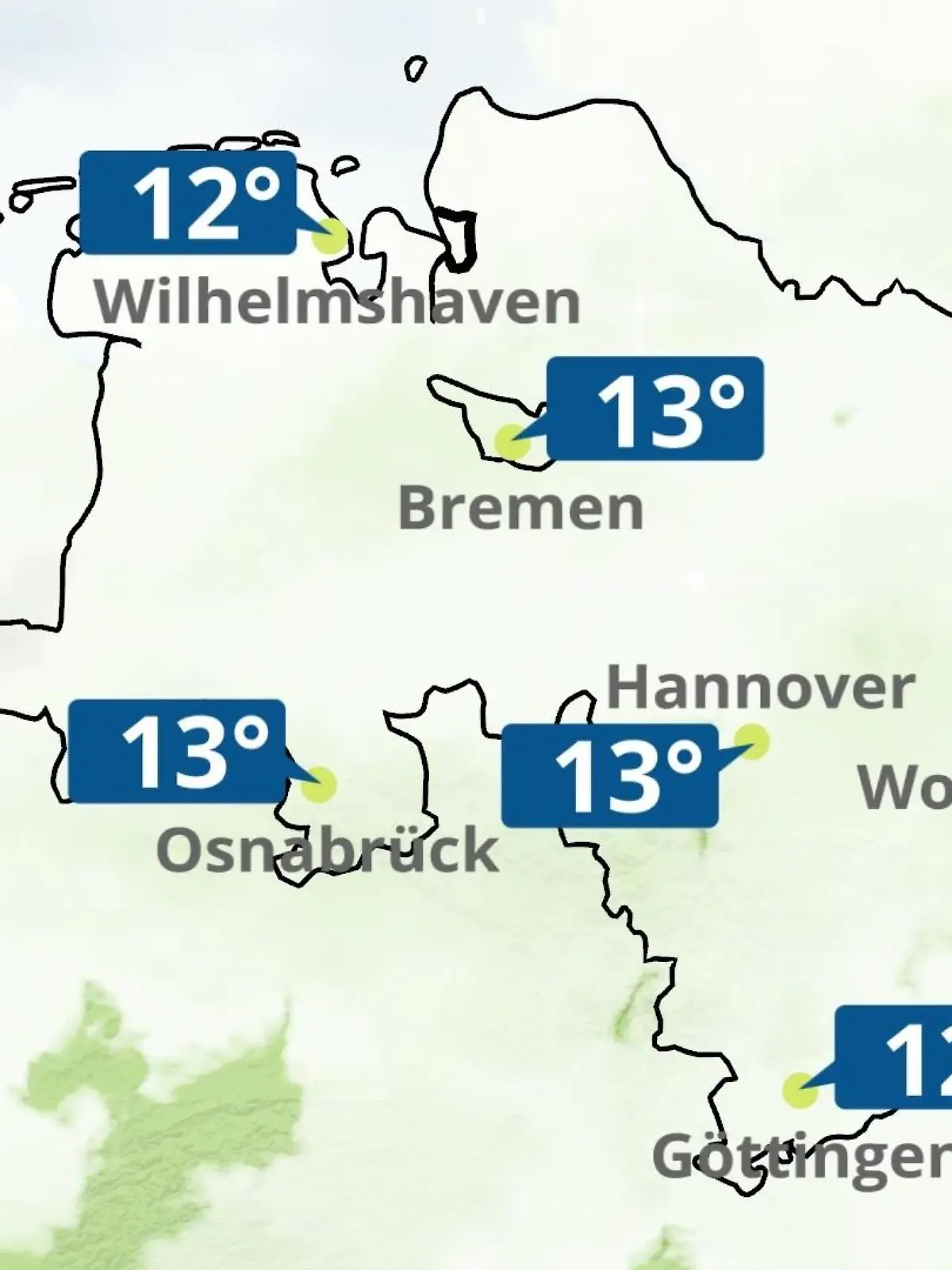 Bild zu: "Bremen und Niedersachsen: Wie wird das Wetter?"
