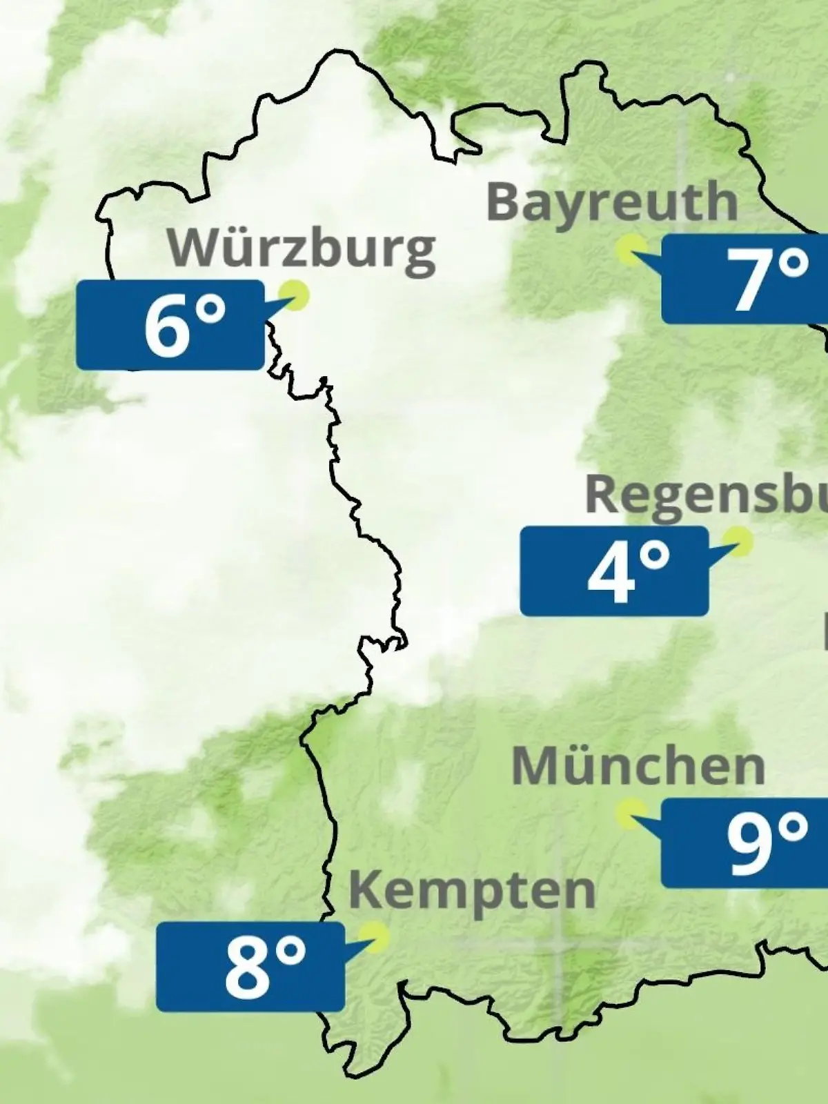 Bild zu: "Bayern: Wie wird das Wetter?"