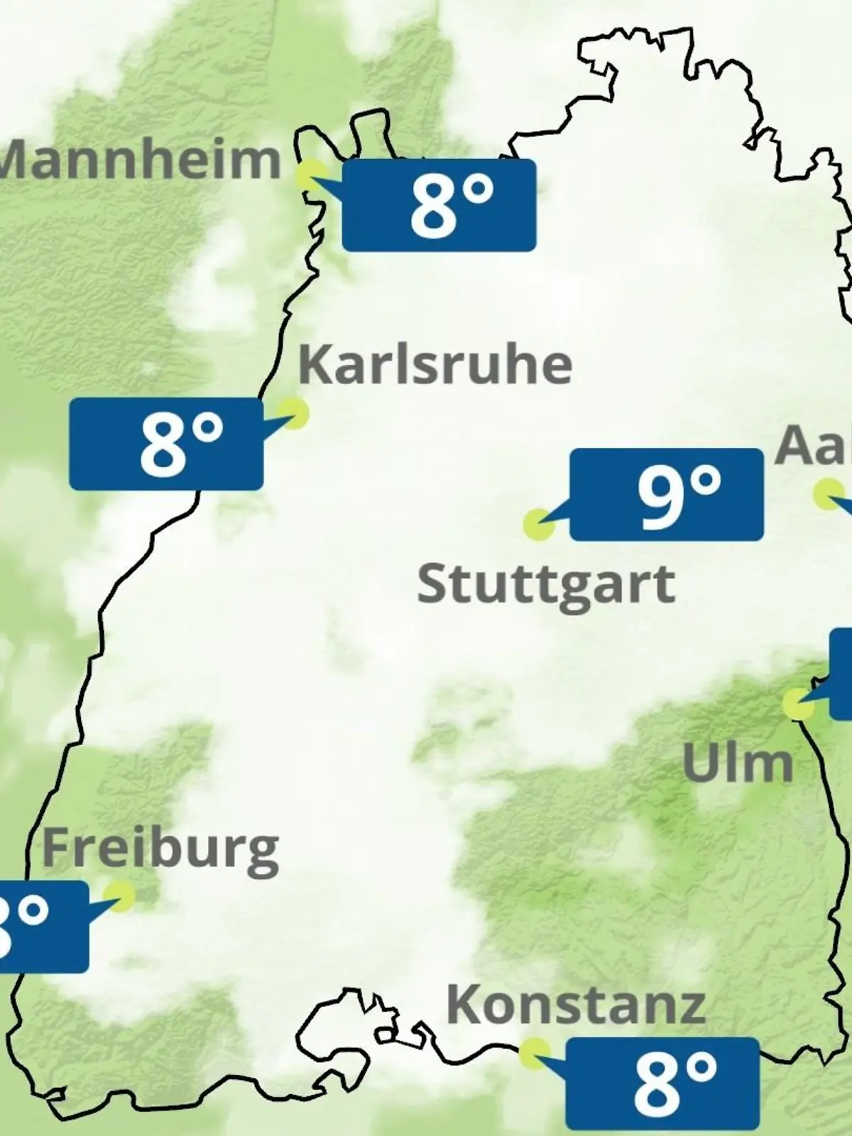 Bild zu: "Baden-Württemberg: Wie wird das Wetter?"