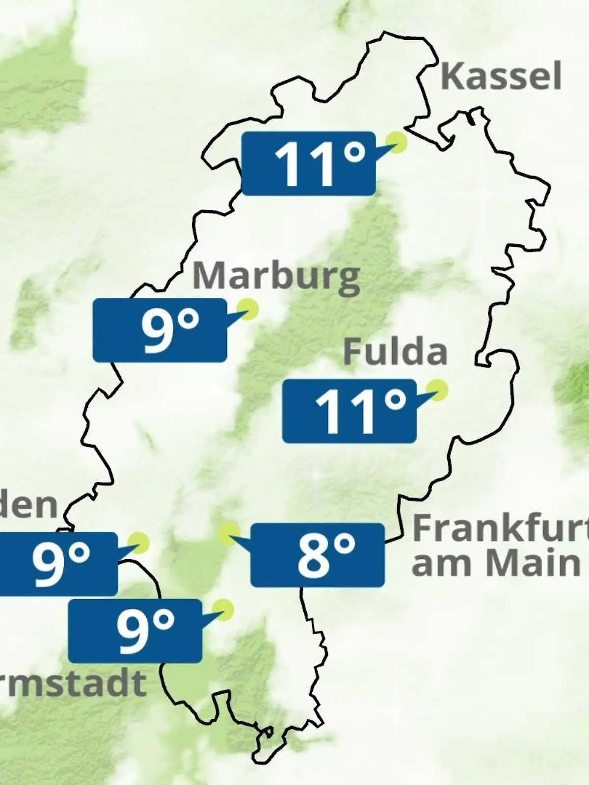 Bild zu: "Hessen: Wie wird das Wetter?"