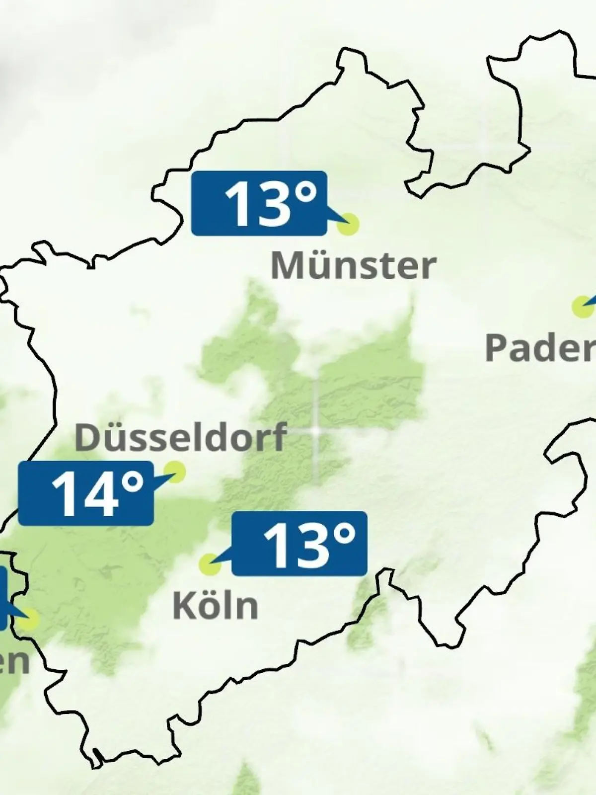 Bild zu: "Nordrhein-Westfalen: Wie wird das Wetter?"
