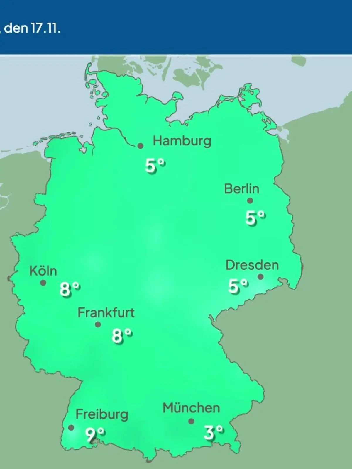 Bild zu: "Im Video: Temperatur-Vorhersage"