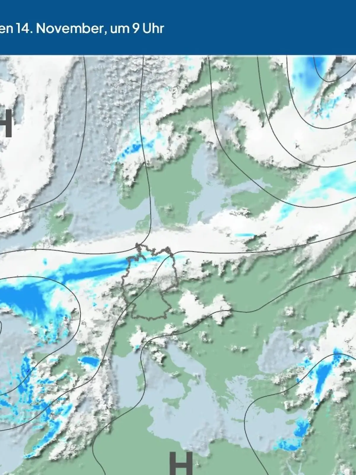 Bild zu: "Die Wetterlage der kommenden 5 Tage"