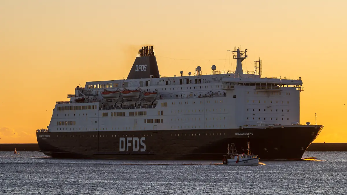 Fähre der Gesellschaft DFDS (Symbolfoto)