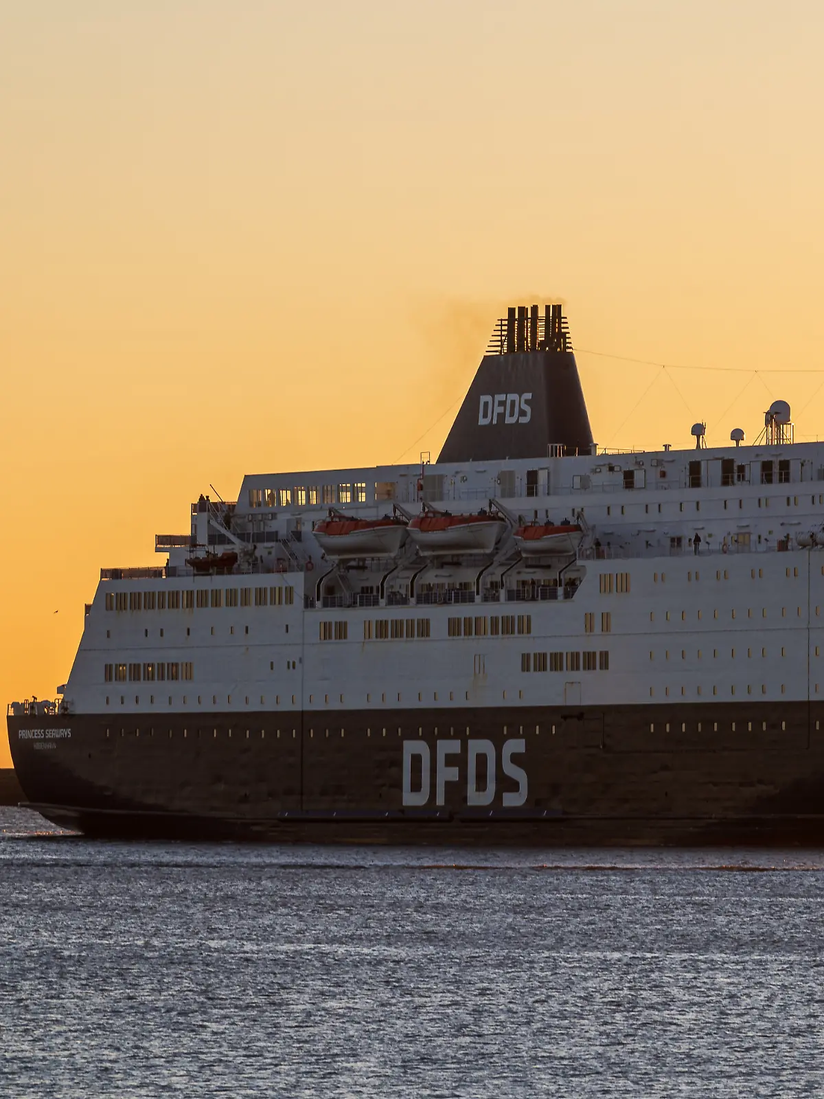 Fähre der Gesellschaft DFDS (Symbolfoto)