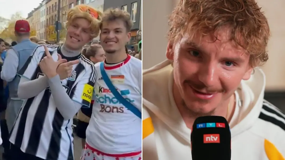 Nick Woltemade 2.0.? So reagiert der DFB-Stürmer auf sein Karnevals-Double „Bin einfach nachzumachen"