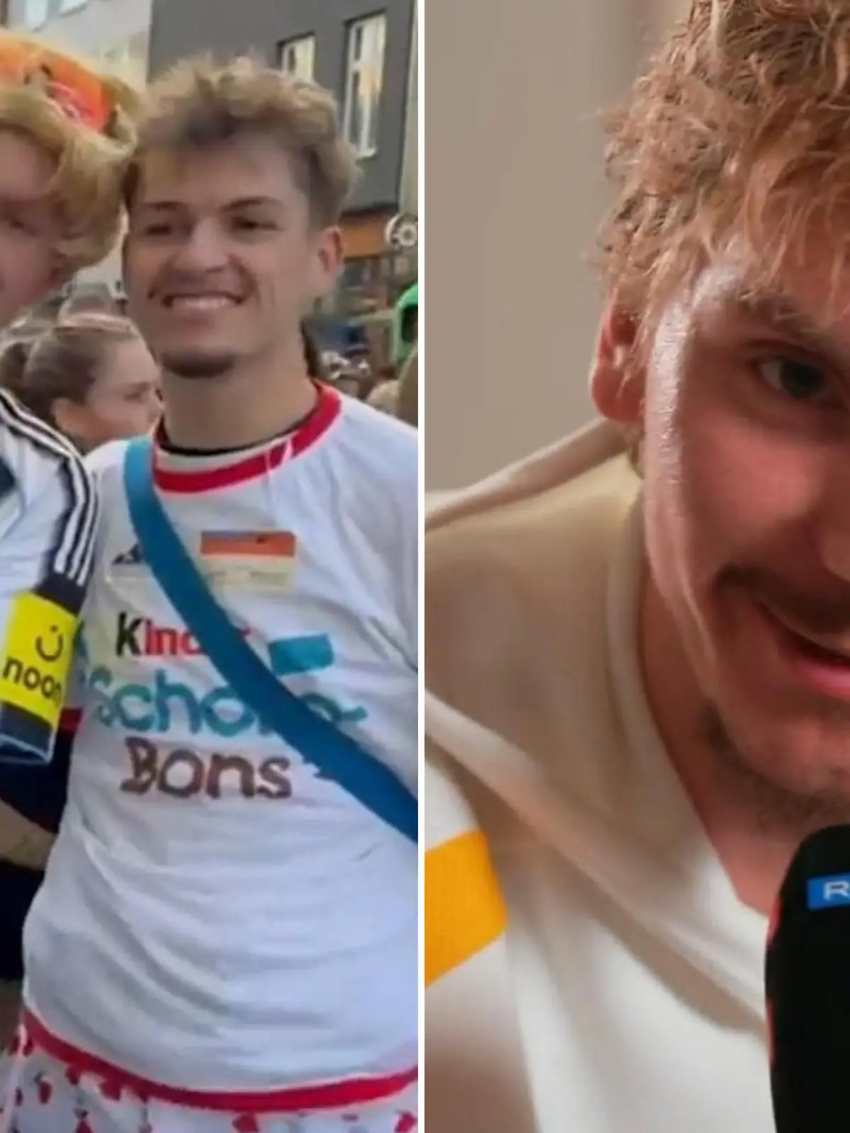 Bild zu: "Nick Woltemade 2.0.? So reagiert der DFB-Stürmer auf sein Karnevals-Double"