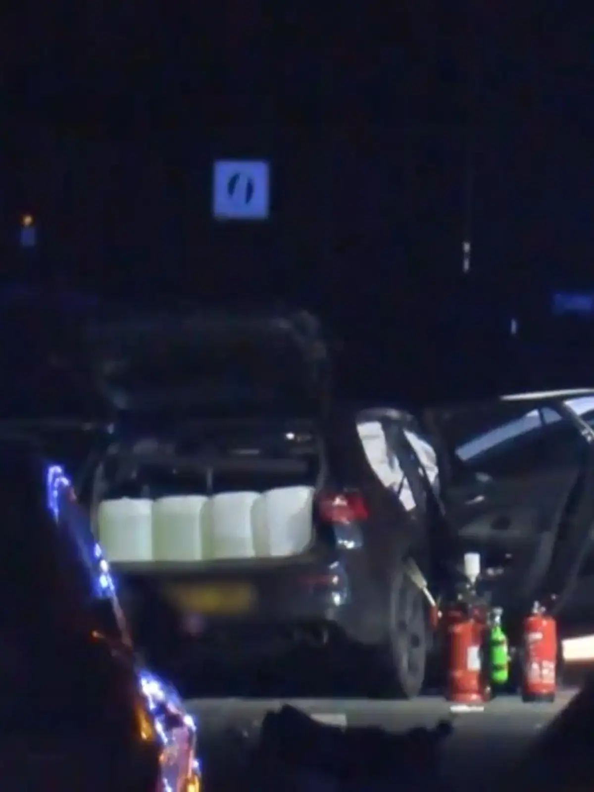 Bild zu: "Sprengstoff-Fund nach Unfall"