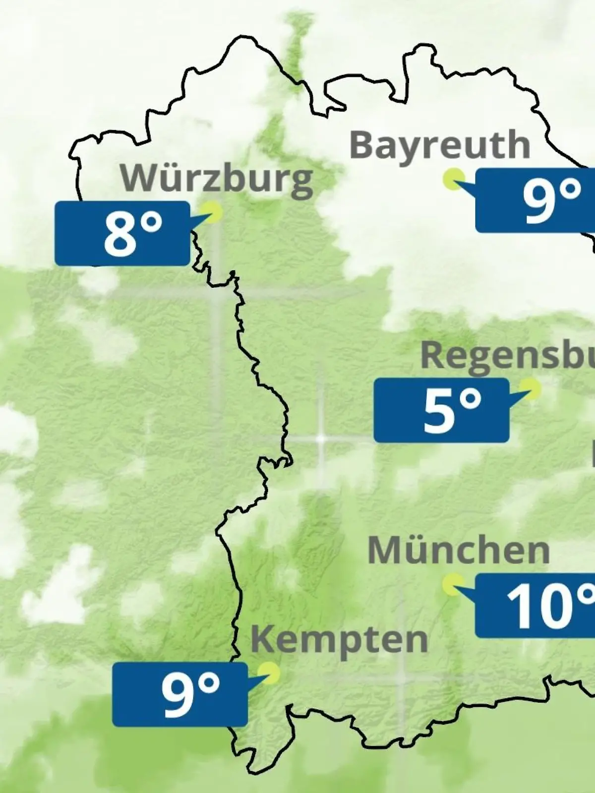 Bild zu: "Bayern: Wie wird das Wetter?"