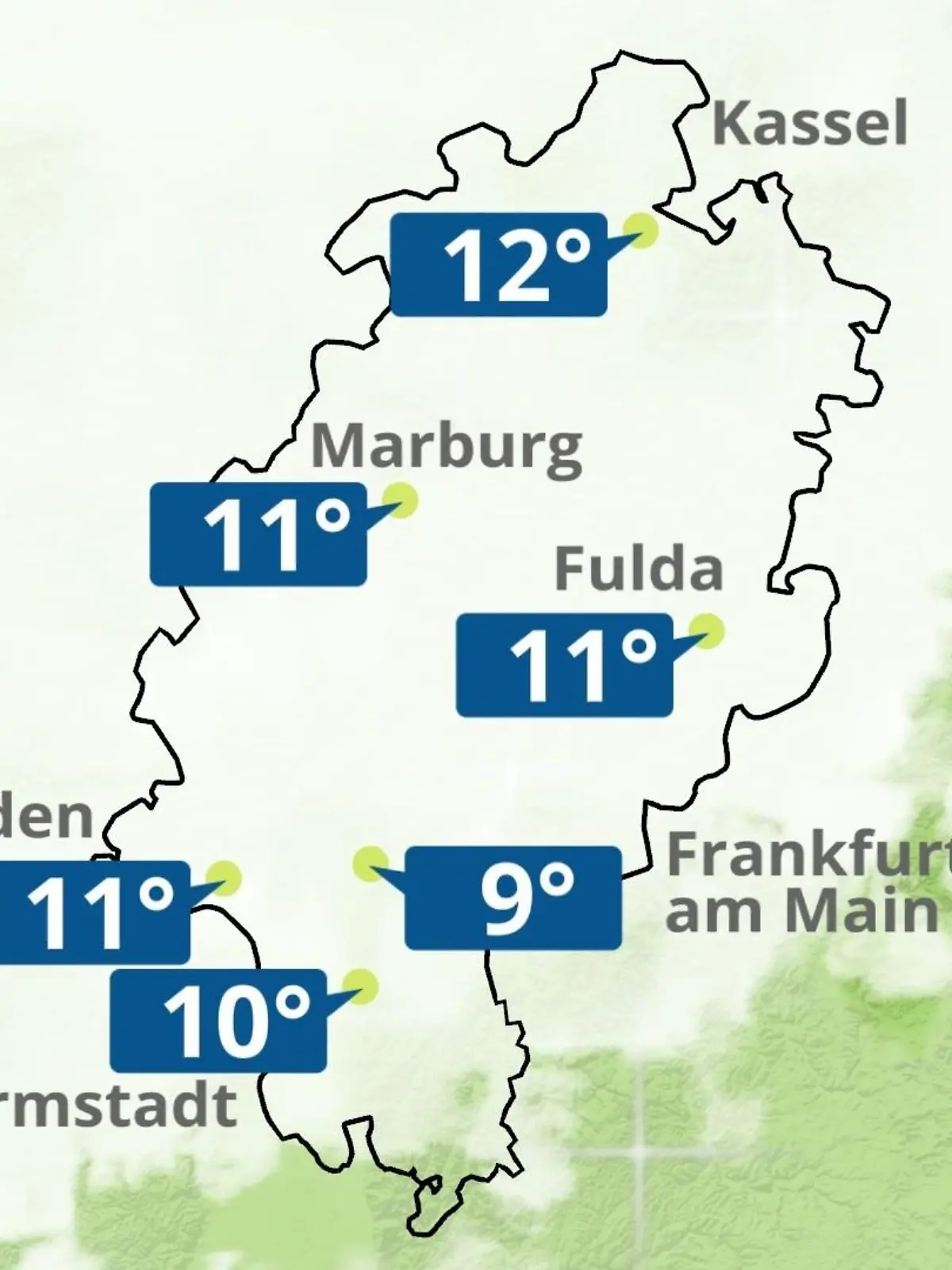Bild zu: "Hessen: Wie wird das Wetter?"