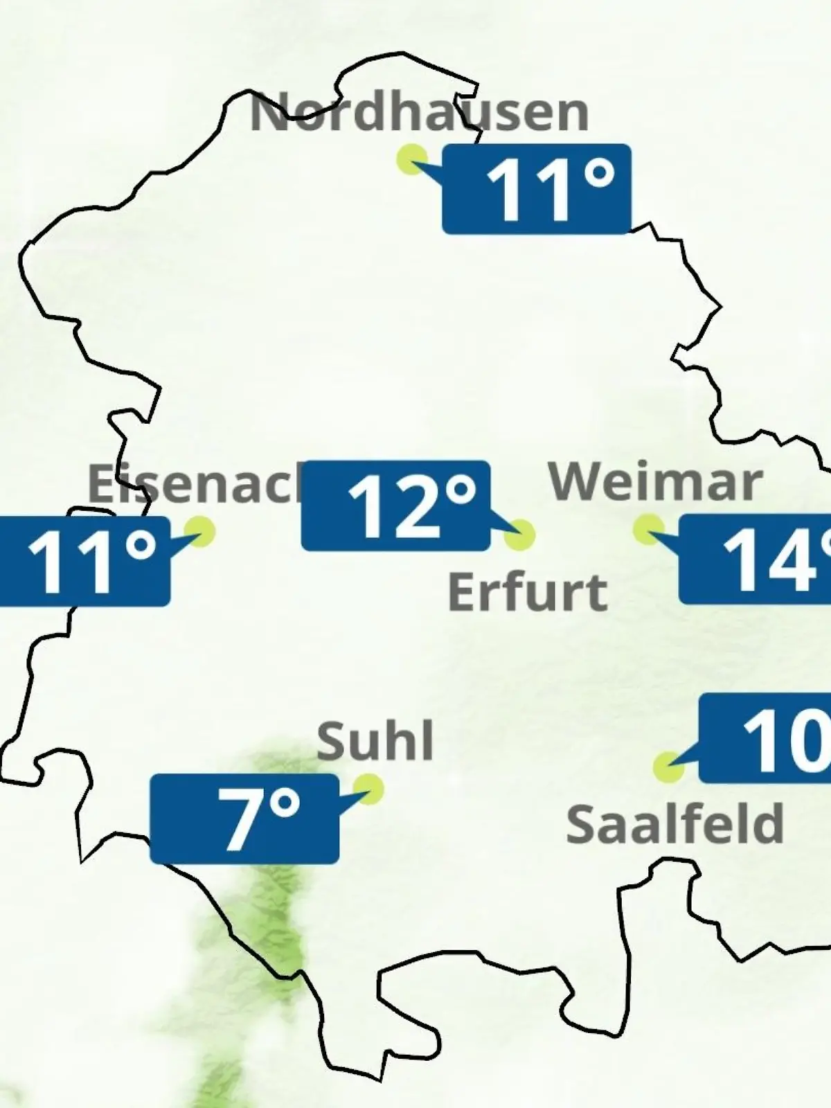 Bild zu: "Thüringen: Wie wird das Wetter?"