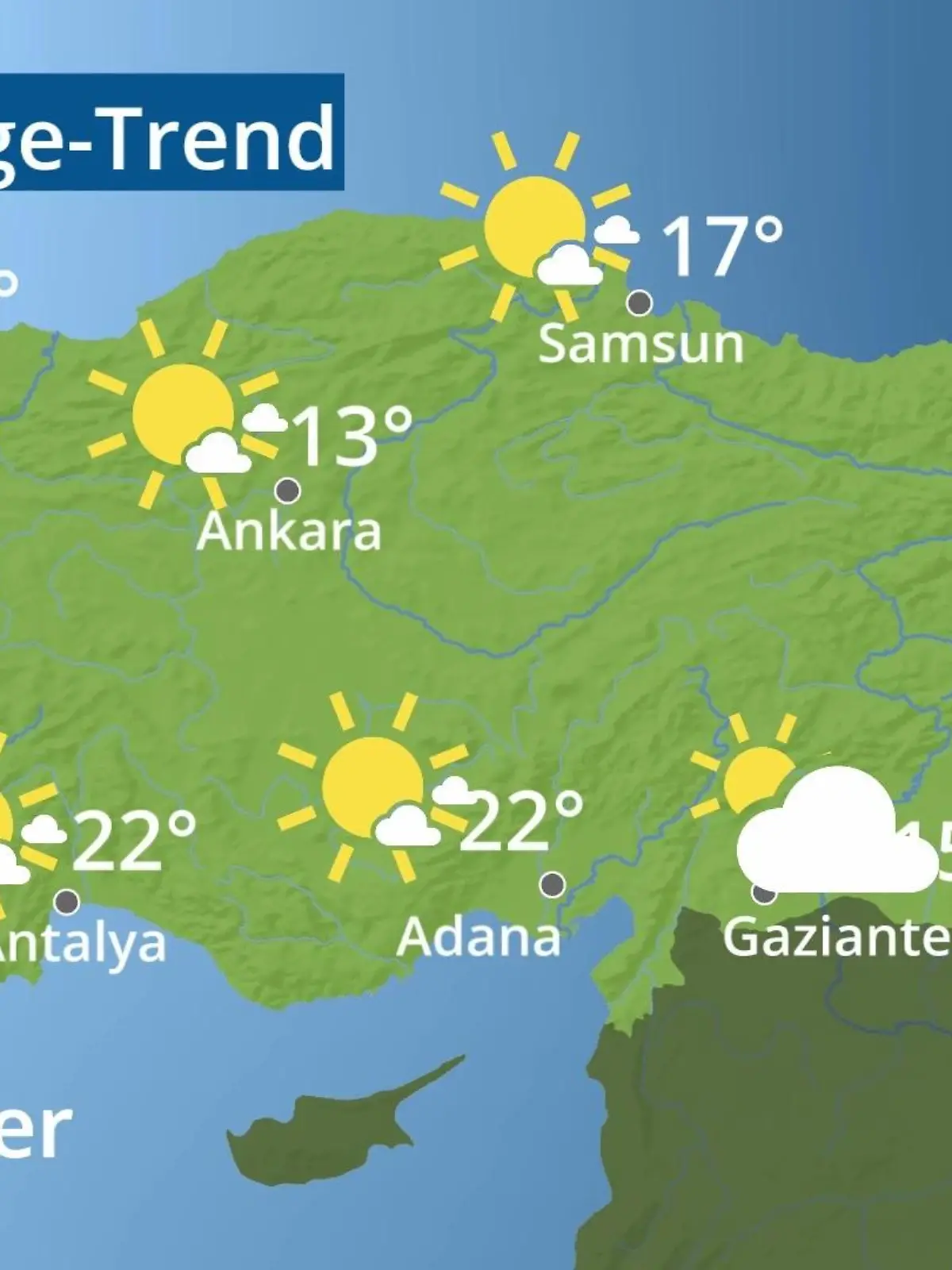 Bild zu: "Türkei: Wie wird das Wetter?"