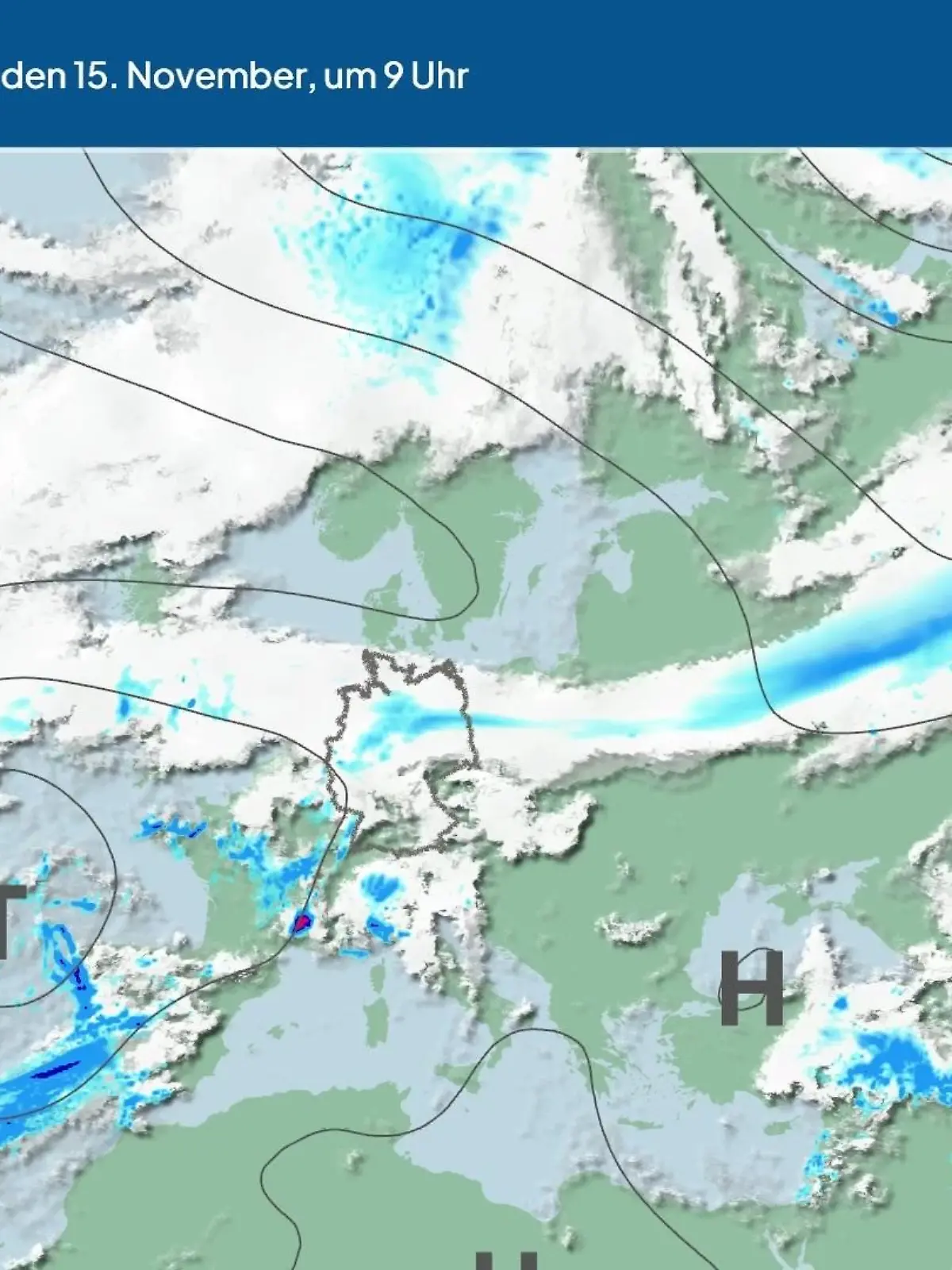 Bild zu: "Die Wetterlage der kommenden 5 Tage"