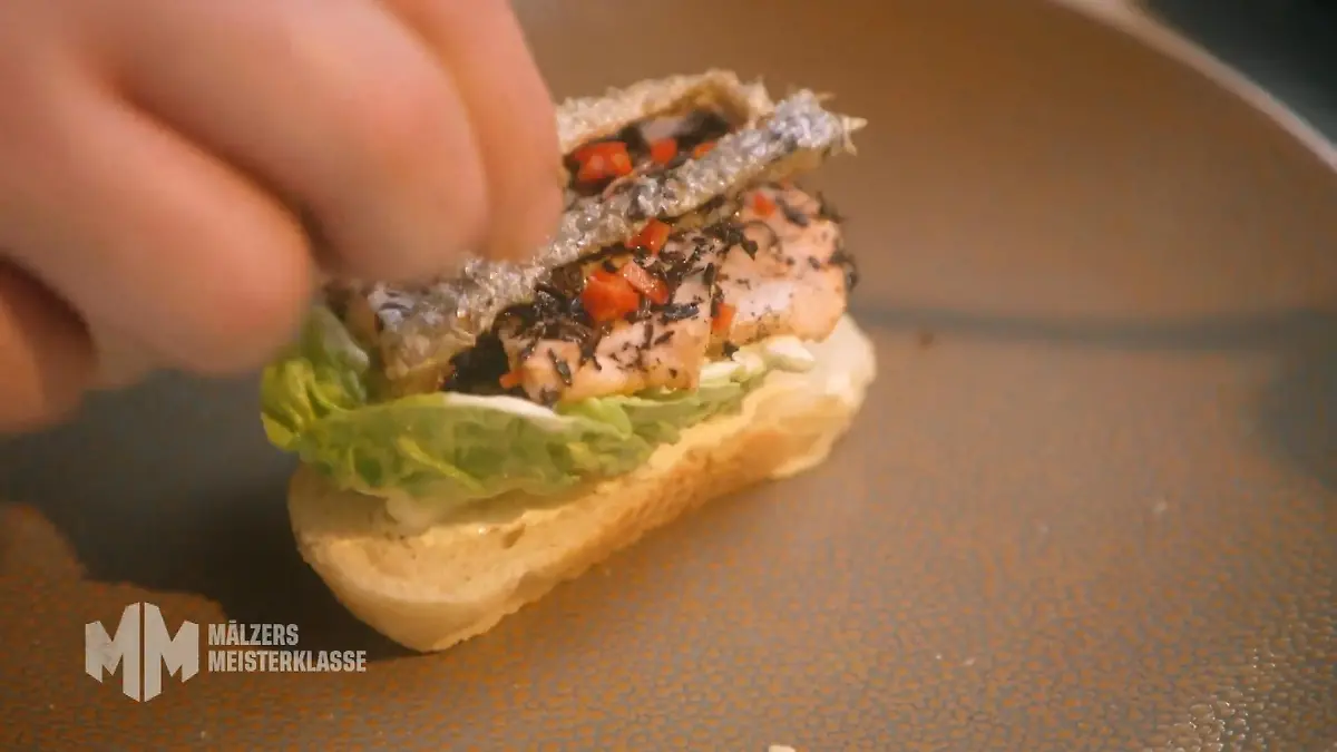 Fünf Minuten für ein perfektes Fischbrötchen Zeitdruck pur