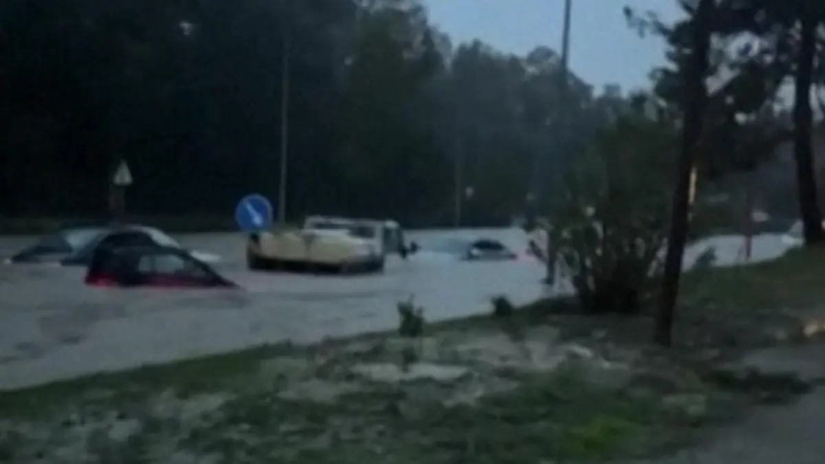 Sturm sorgt für Überschwemmungen - Rentnerpaar stirbt Ausnahmezustand in Lissabon