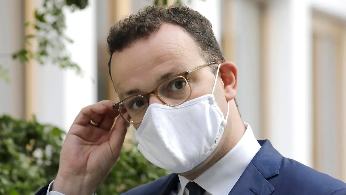  Jens Spahn, Bundesminister fuer Gesundheit, CDU, PK zu - 100 Tage Corona-Warn-App, DEU, Berlin, 23.09.2020 *** Jens Spahn, Federal Minister of Health, CDU, PK on 100 days Corona Warn App, DEU, Berlin, 23 09 2020