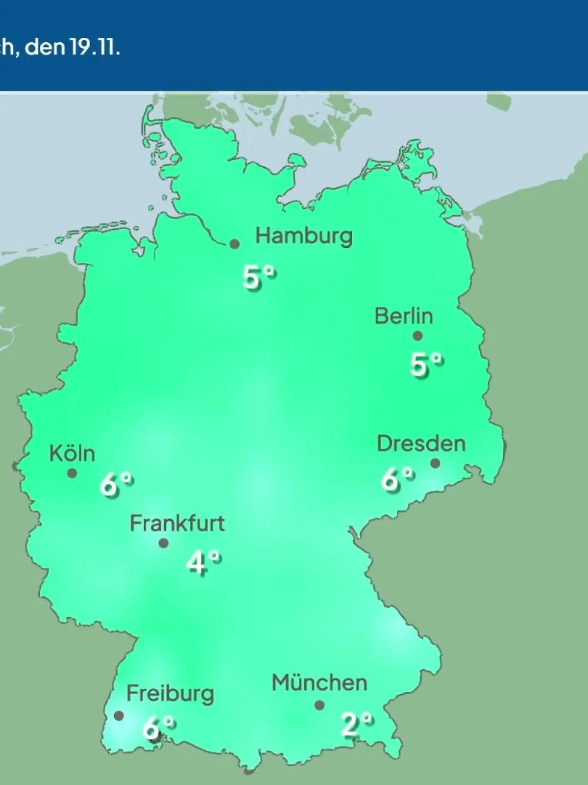 Bild zu: "Im Video: Temperatur-Vorhersage"