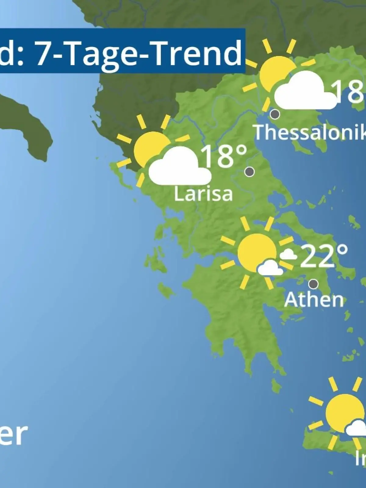 Bild zu: "Griechenland: Wie wird das Wetter?"