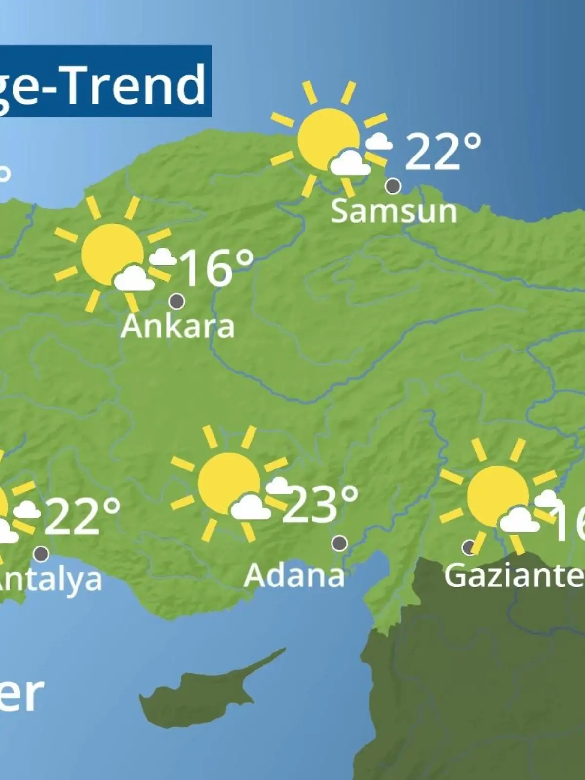Bild zu: "Türkei: Wie wird das Wetter?"