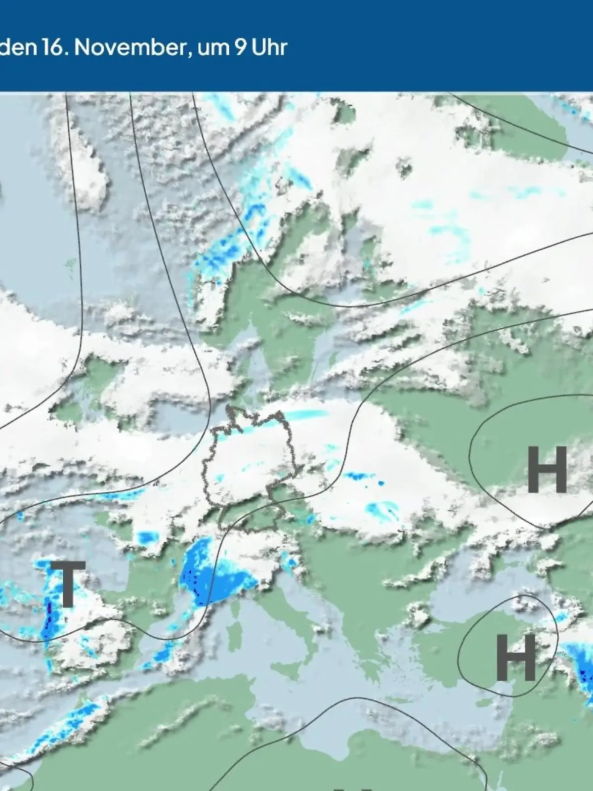 Bild zu: "Die Wetterlage der kommenden 5 Tage"