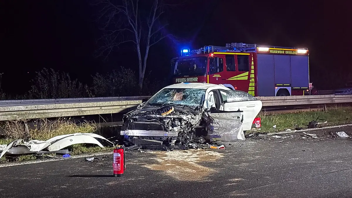 Tödlicher Unfall mit Geisterfahrer auf der A46.