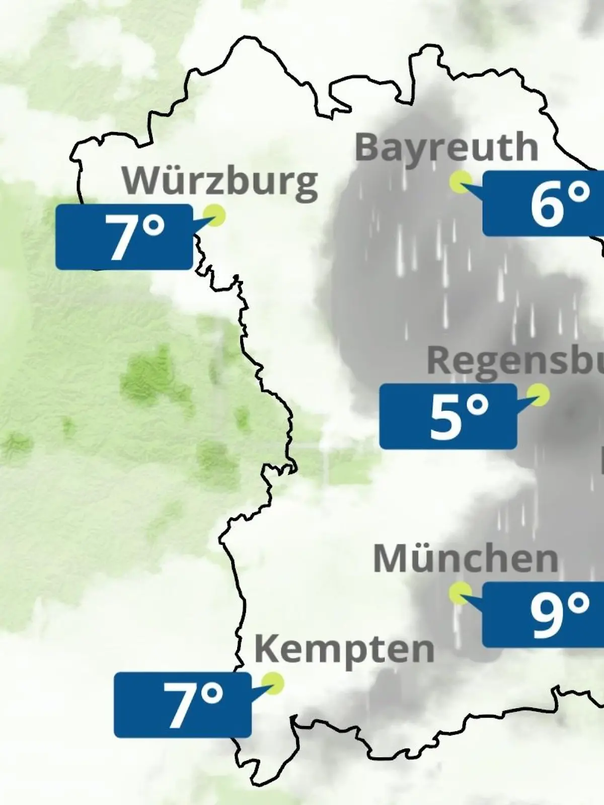 Bild zu: "Bayern: Wie wird das Wetter?"