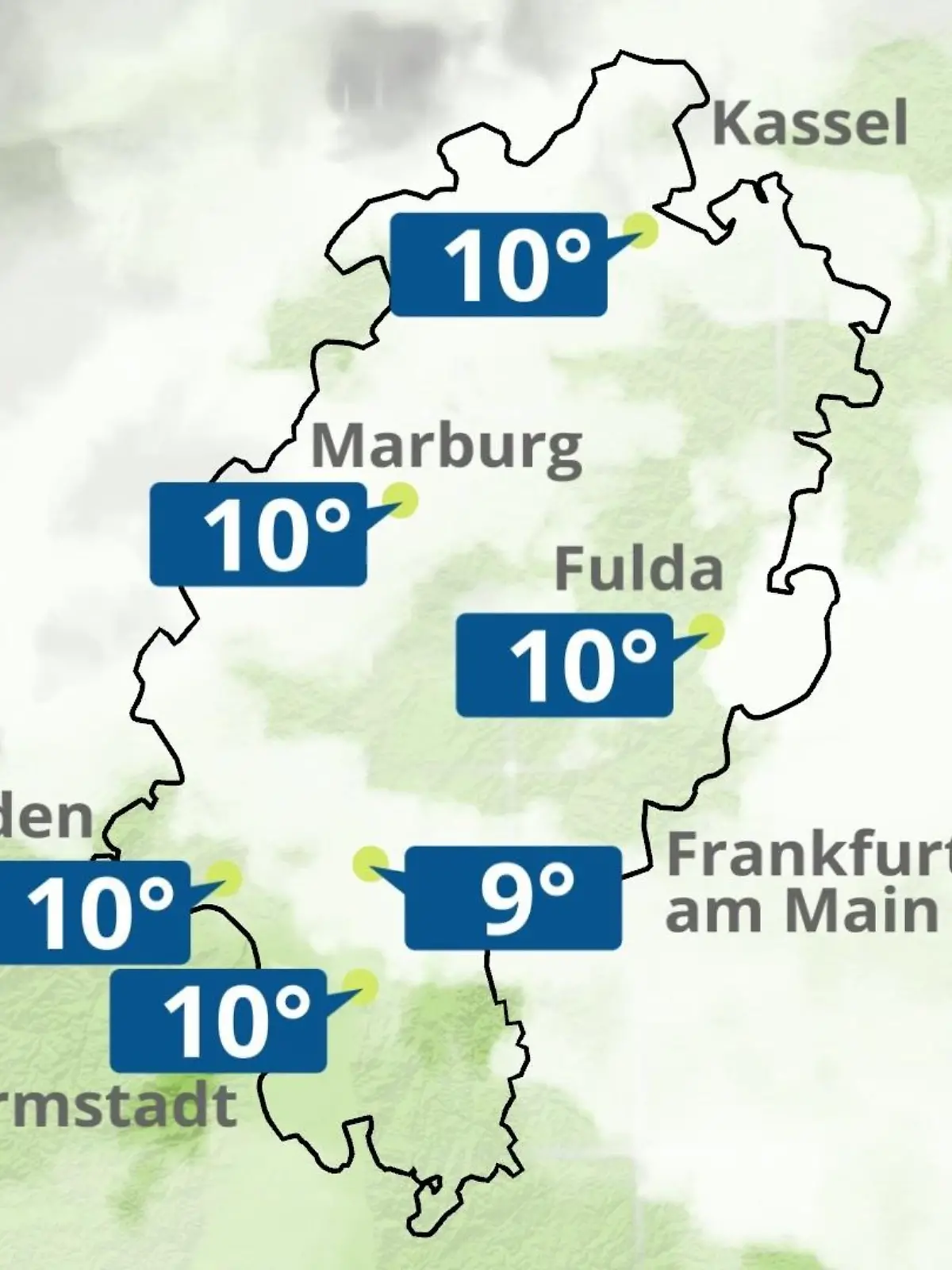 Bild zu: "Hessen: Wie wird das Wetter?"