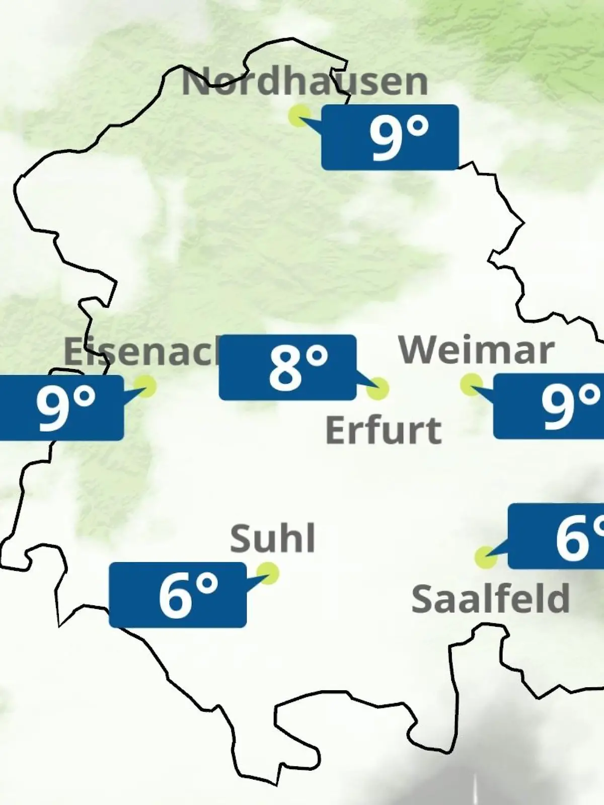 Bild zu: "Thüringen: Wie wird das Wetter?"