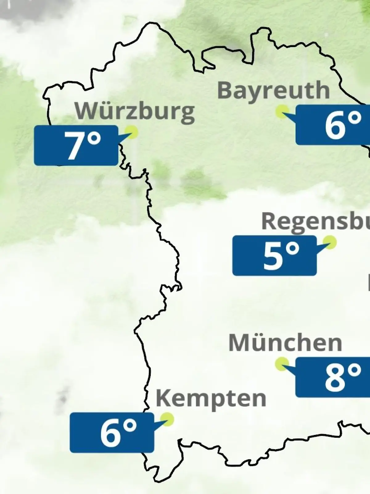 Bild zu: "Bayern: Wie wird das Wetter?"