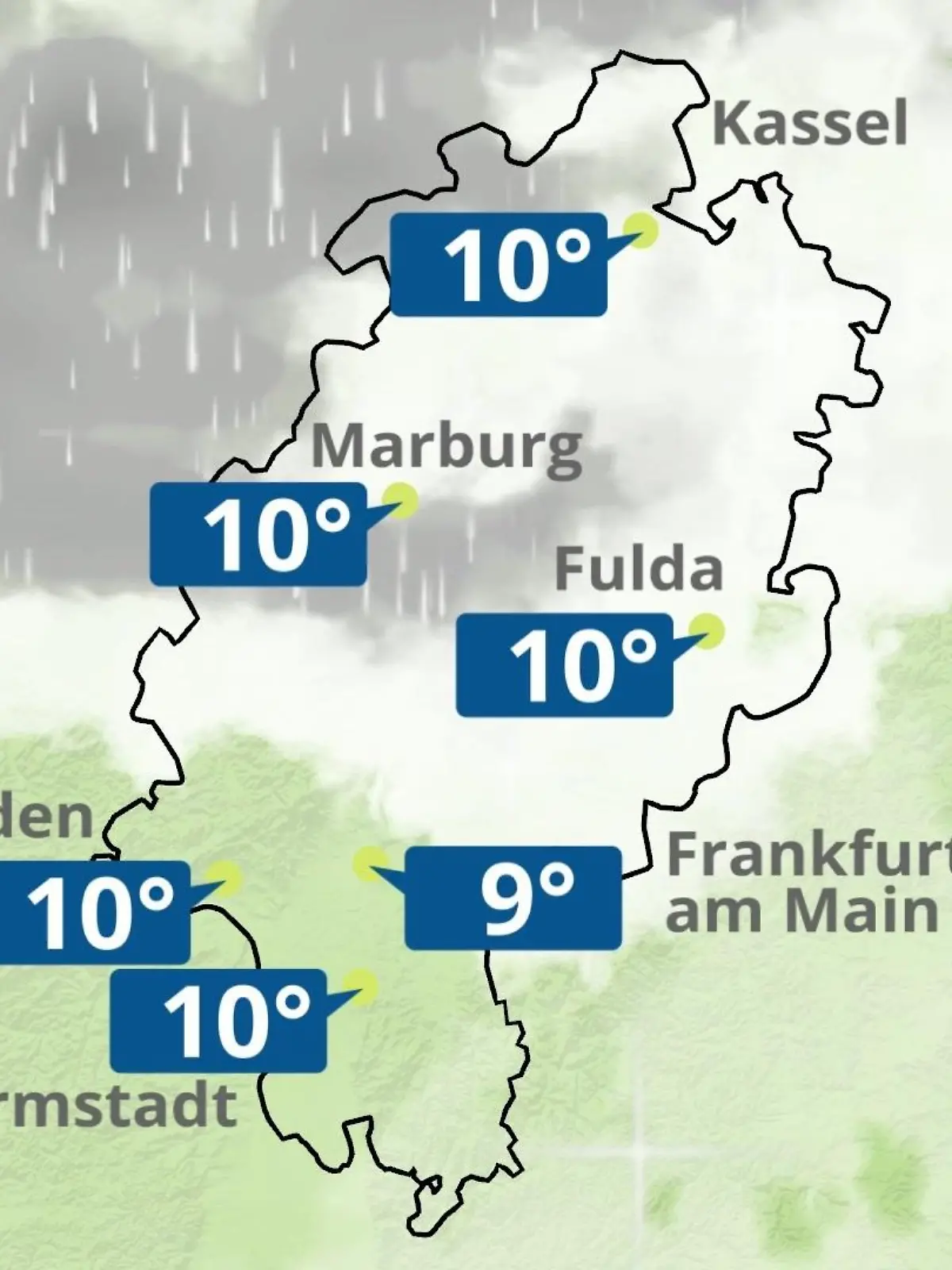 Bild zu: "Hessen: Wie wird das Wetter?"