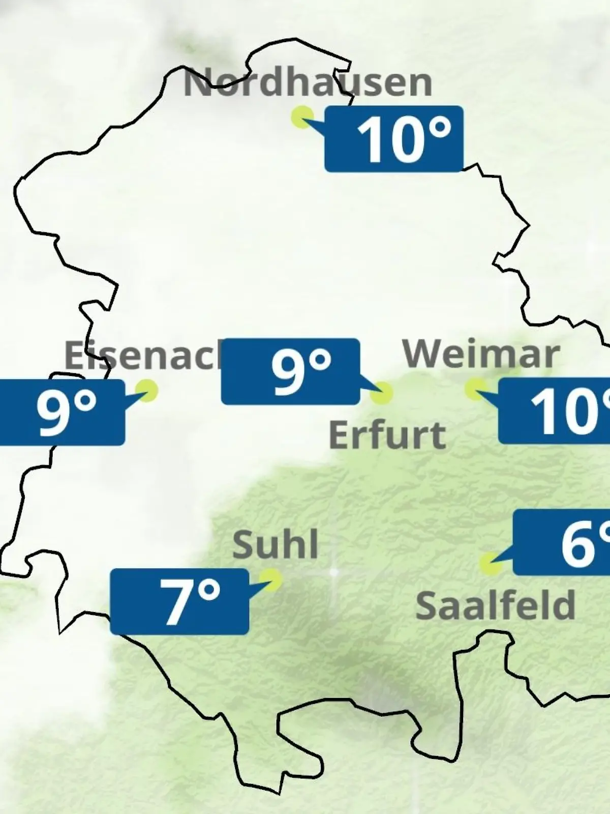 Bild zu: "Thüringen: Wie wird das Wetter?"