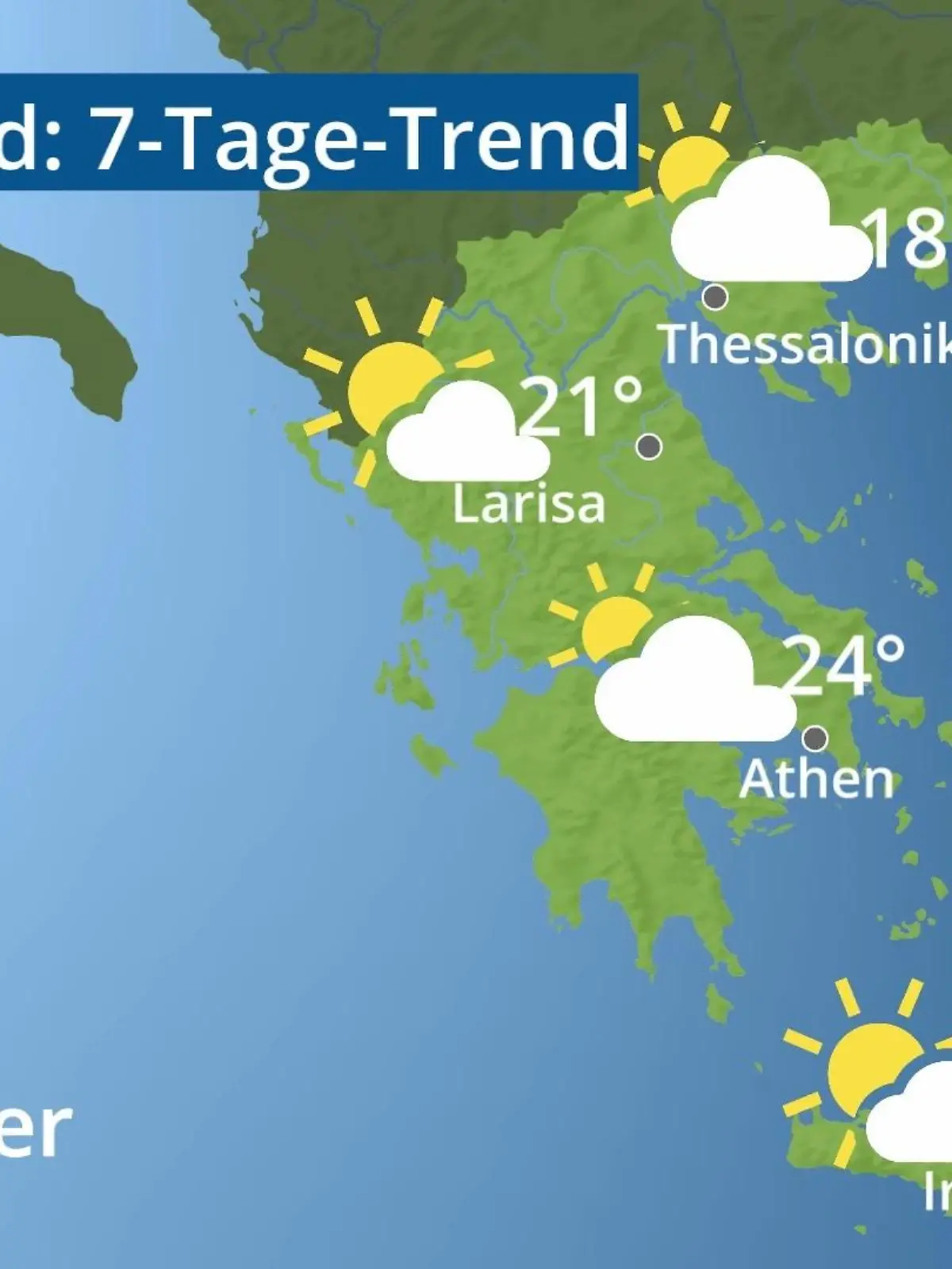 Bild zu: "Griechenland: Wie wird das Wetter?"