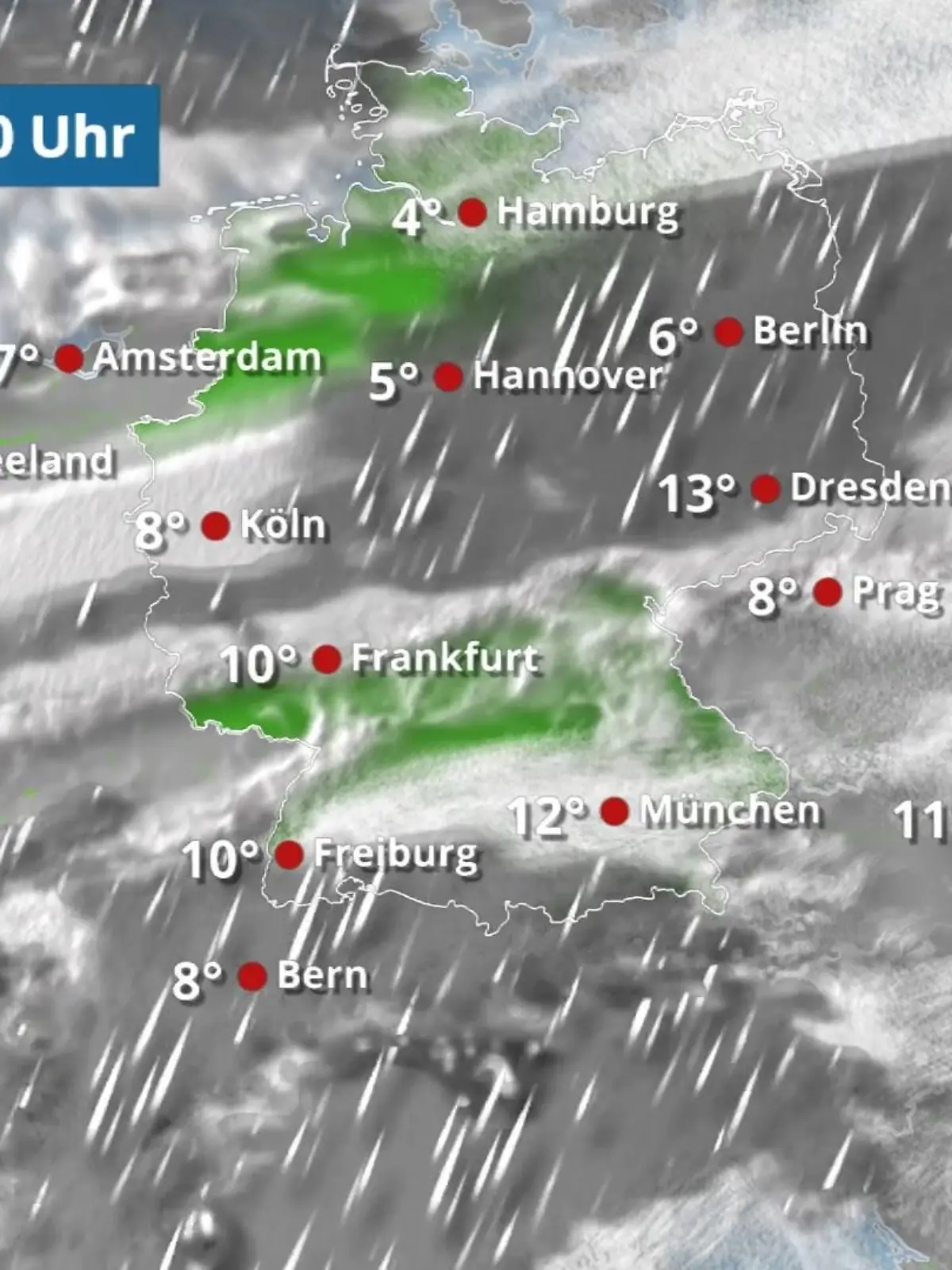Bild zu: "Und plötzlich ist fast ganz Deutschland nass"