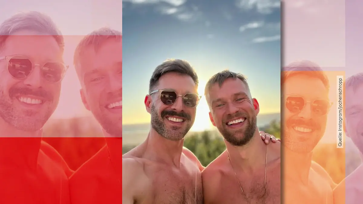 2022 schritt Jochen Schropp mit Partner Norman vor den Traualtar. Knapp drei Jahre später kam die erste schwere Krise.