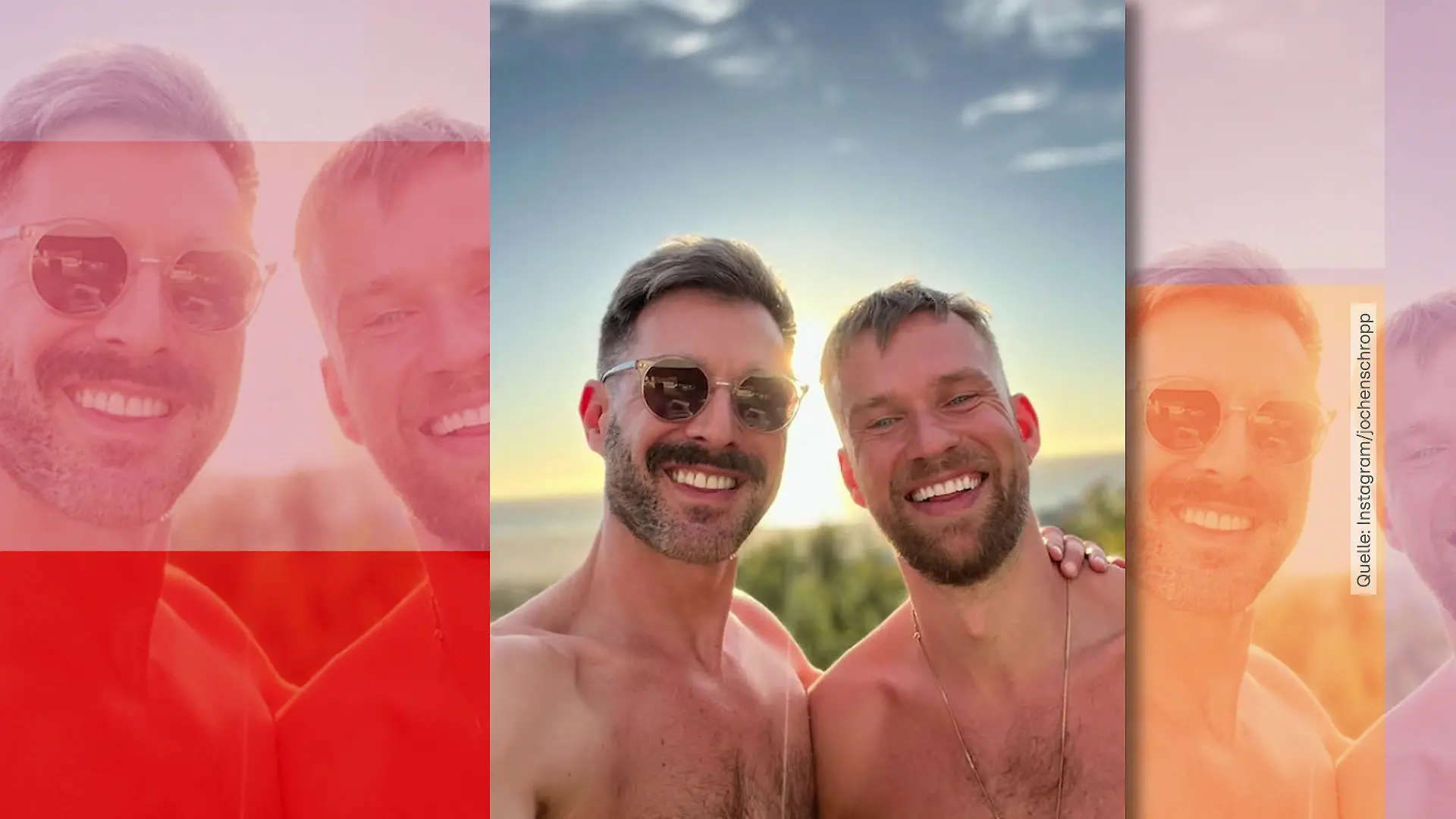 2022 schritt Jochen Schropp mit Partner Norman vor den Traualtar. Knapp drei Jahre später kam die erste schwere Krise. 